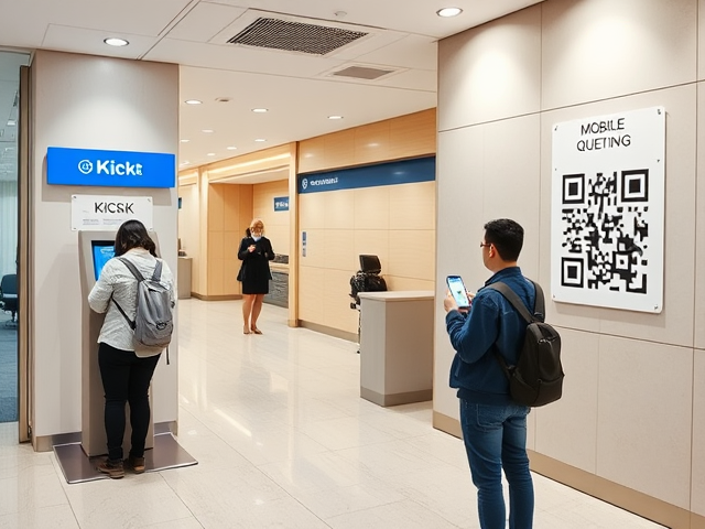 Hybrid Queue System for Banks