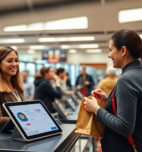 Smart queue system helping Cambodian retailers manage peak season crowds